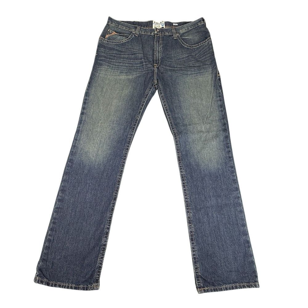 Ariat Jeans Men's 40x36 M2 Legacy Relaxed Boot Cut Jean Western Workwear